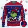 The Grinch Drink Coffee New York Giants Ugly Christmas Sweater NFL Fans Sport Christmas Sweater Product Photo 1