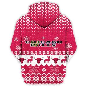 Chicago Bulls Sports 3D Pullover Hoodie 5 Chicago Bulls Sports 3D Pullover Hoodie Product Photo 3