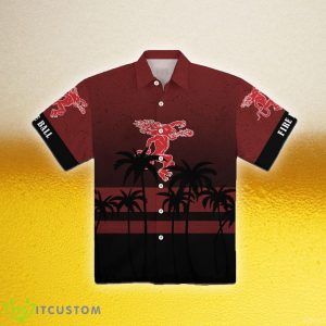 Fireball Cinnamon Whisky Hibiscus Aloha Beer Hawaiian Shirt - Fireball Cinnamon Whisky Hibiscus Aloha Beer Hawaiian Shirt Photo 1