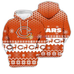 Chicago Bears Sports 3D Pullover Hoodie Product Photo 1