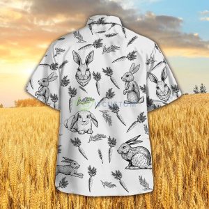 Rabbit Pattern Hawaiian Shirt 5 Rabbit Pattern Hawaiian Shirt Product Photo 3