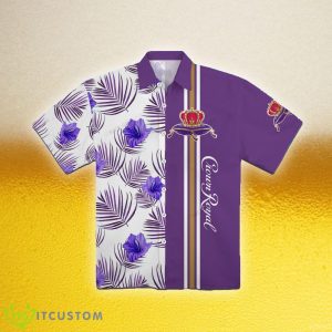 Crown Royal Hibiscus Aloha Vintage Beer Hawaiian Shirt - Crown Royal Hibiscus Aloha Beer Hawaiian Shirt Photo 1