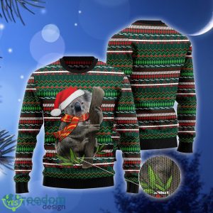 Koala And Tree Xmas Ugly Christmas Sweater Gift Men Women - Koala And Tree Xmas T0312 unisex womens & mens, couples matching, friends, funny family ugly christmas holiday sweater gifts (plus size available)_3