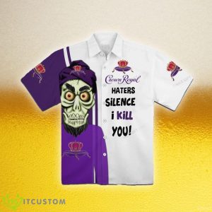 Crown Royal Hibiscus Aloha Tropical Beer Hawaiian Shirt - Crown Royal Hibiscus Aloha Beer Hawaiian Shirt Photo 1