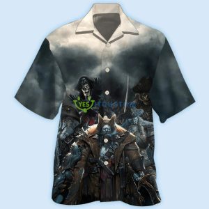 Pirate In Dark Pattern Hawaiian Shirt 4 Pirate In Dark Pattern Hawaiian Shirt Product Photo 2