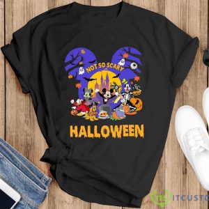 Mickey and Friends Not So Scary 2023 Comfort Colors Shirt Disney Not So Scary 2023 Shirt Disney 2023 Shirt Gift Halloween - Black T-Shirt