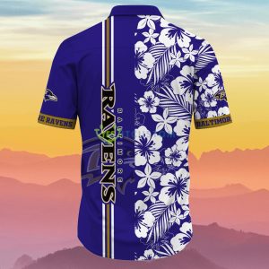 Baltimore Ravens NFL Flower Hawaiian Shirt Summer Football Best Gift For Real Fans Product Photo 3