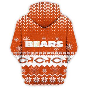 Chicago Bears Sports 3D Pullover Hoodie Product Photo 3