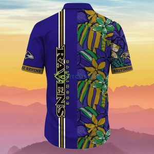 Baltimore Ravens NFL Flower Hawaiian Shirt Unique Gift For Real Fans Product Photo 3