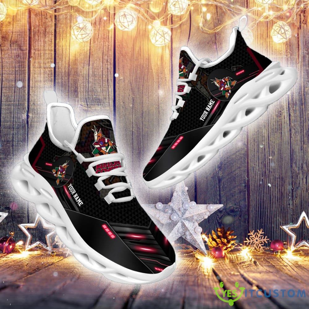 Arizona Coyotes NHL Sport Black Max Soul Shoes Custom Name Running Sneakers For Fans Gift 4 Arizona Coyotes NHL Sport Black Max Soul Shoes Custom Name Running Sneakers For Fans Gift - Arizona Coyotes- Personalized NHL Sport Black Max Soul Shoes_4