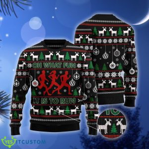 Running Oh What Fun It Is To Fun Knitted Christmas Sweater Gift Men Women 5 Running Oh What Fun It Is To Fun Knitted Christmas Sweater Gift Men Women - Running Oh What Fun It Is To Fun Ugly Christmas Sweater Gift Men Women_3