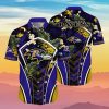 Baltimore Ravens NFL Flower Hawaiian Shirt Impressive Gift For Fans Product Photo 1