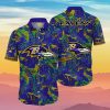 Baltimore Ravens NFL Flower Hawaiian Shirt Impressive Gift For Real Fans Product Photo 1