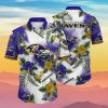 Baltimore Ravens NFL Flower Hawaiian Shirt Summer Football Gift For Real Fans Product Photo 1
