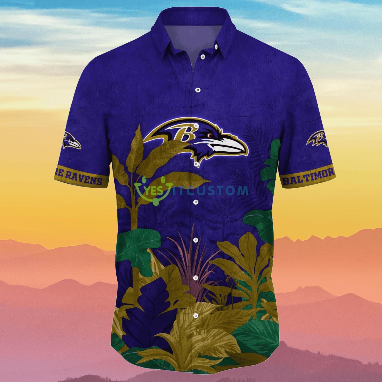Baltimore Ravens NFL Flower Hawaiian Shirt Unique Gift For Fans 7 Baltimore Ravens NFL Flower Hawaiian Shirt Unique Gift For Fans Product Photo 2