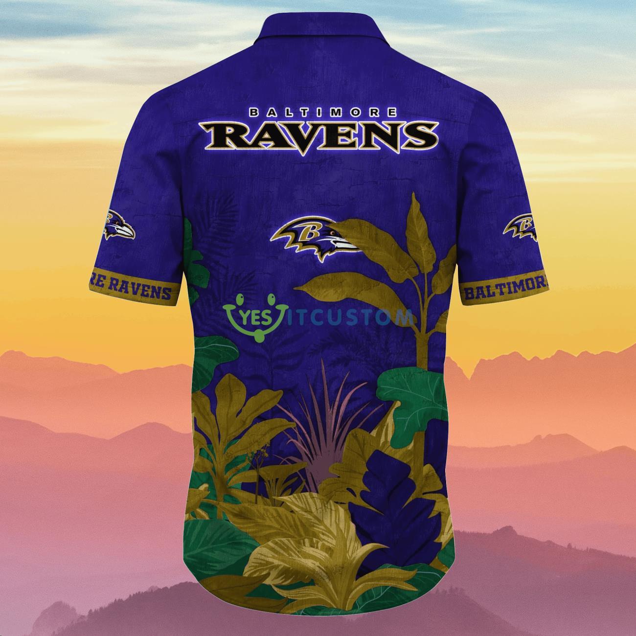 Baltimore Ravens NFL Flower Hawaiian Shirt Unique Gift For Fans 3 Baltimore Ravens NFL Flower Hawaiian Shirt Unique Gift For Fans Product Photo 3