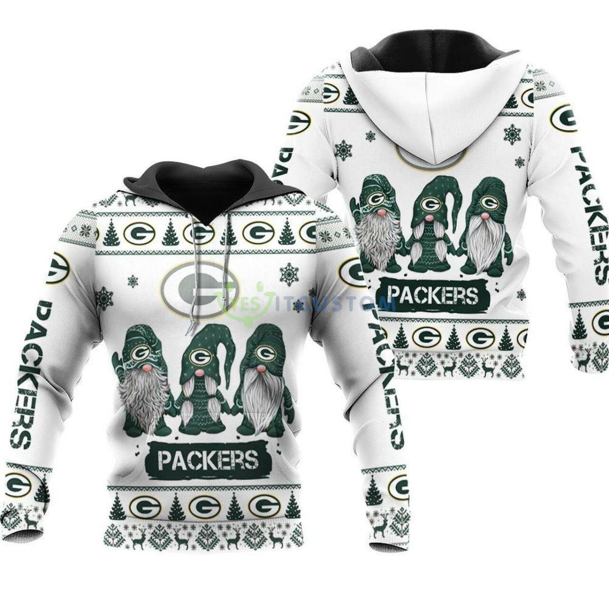 Christmas Gnomes Green Bay Packers 3D Pullover Hoodie For Men Women 2 Christmas Gnomes Green Bay Packers 3D Pullover Hoodie For Men Women Product Photo 1