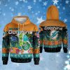 Christmas Miami Dolphins Grinch In Toilet Christmas 3D Pullover Hoodie Product Photo 1