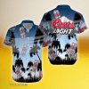 Coors Light Coconut Tree Exotic Beer Hawaiian Shirt - Coors Light Coconut Tree Exotic Beer Hawaiian Shirt