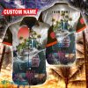 Custom Name Cleveland Browns NFL Islands Aloha Hawaiian Shirt Gift For Fans - Custom Name Cleveland Browns NFL Islands Aloha Hawaiian Shirt Gift For Fans