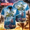 Custom Name Detroit LionsAmerican NFL Islands Aloha Hawaiian Shirt Gift For Fans - Custom Name Detroit LionsAmerican NFL Islands Aloha Hawaiian Shirt Gift For Fans