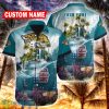 Custom Name Jacksonville Jaguars NFL Islands Aloha Hawaiian Shirt Gift For Fans - Custom Name Jacksonville Jaguars NFL Islands Aloha Hawaiian Shirt Gift For Fans