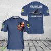 Custom Name US Air Force Delaware Air National Guard 166th Airlift Wing C-130 Hercules T-Shirt 3D All Over Printed Product Photo 1