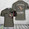 Custom Name US Army 5th Special Forces Group (5th SFG) T-Shirt 3D All Over Printed Product Photo 1