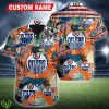 Edmonton Oilers Teams Casual Aloha Attire Personalized Hawaiian Shirt - Edmonton Oilers Teams Casual Aloha Attire Personalized Hawaiian Shirt