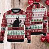 Funny Black Cat Ugly Sweater Cute Christmas Gift For Holiday Black Cat What 3D Ugly Christmas Sweater Product Photo 1