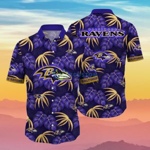 Baltimore Ravens NFL Flower Hawaiian Shirt Special Gift For Real Fans Product Photo 1