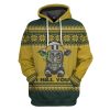 Gearhumans 3D Green Bay Packers Christmas 3D Pullover Hoodie Product Photo 1