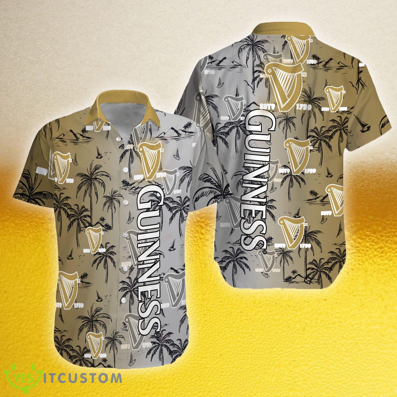 Guinness Coconut Tree Beach Beer Hawaiian Shirt 2 Guinness Coconut Tree Beach Beer Hawaiian Shirt - Guinness Coconut Tree Beach Beer Hawaiian Shirt