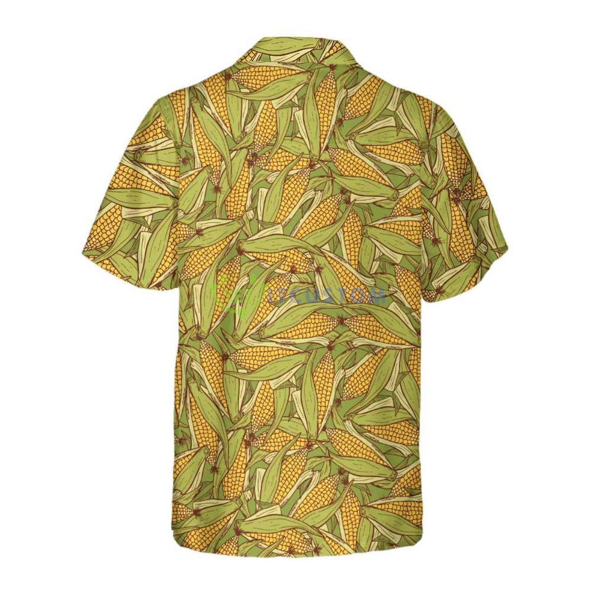Hand Drawn Doodle Corn Cobs Hawaiian Shirt 7 Hand Drawn Doodle Corn Cobs Hawaiian Shirt Product Photo 2