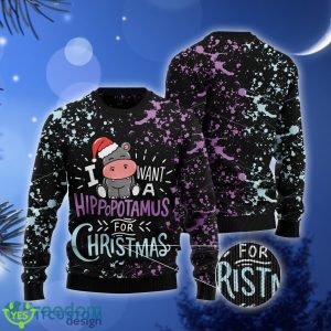 Hippo Ugly Christmas Sweater Gift Men Women 5 Hippo Ugly Christmas Sweater Gift Men Women - Hippo Christmas T2311 unisex womens & mens, couples matching, friends, funny family ugly christmas holiday sweater gifts (plus size available)_3
