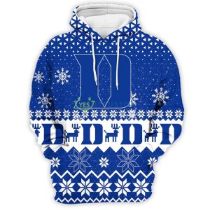 Duke Blue Devils Sports 3D Pullover Hoodie Product Photo 2