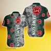 Jameson Irish Whiskey Coconut Tree Beach Beer Hawaiian Shirt - Jameson Irish Whiskey Coconut Tree Beach Beer Hawaiian Shirt
