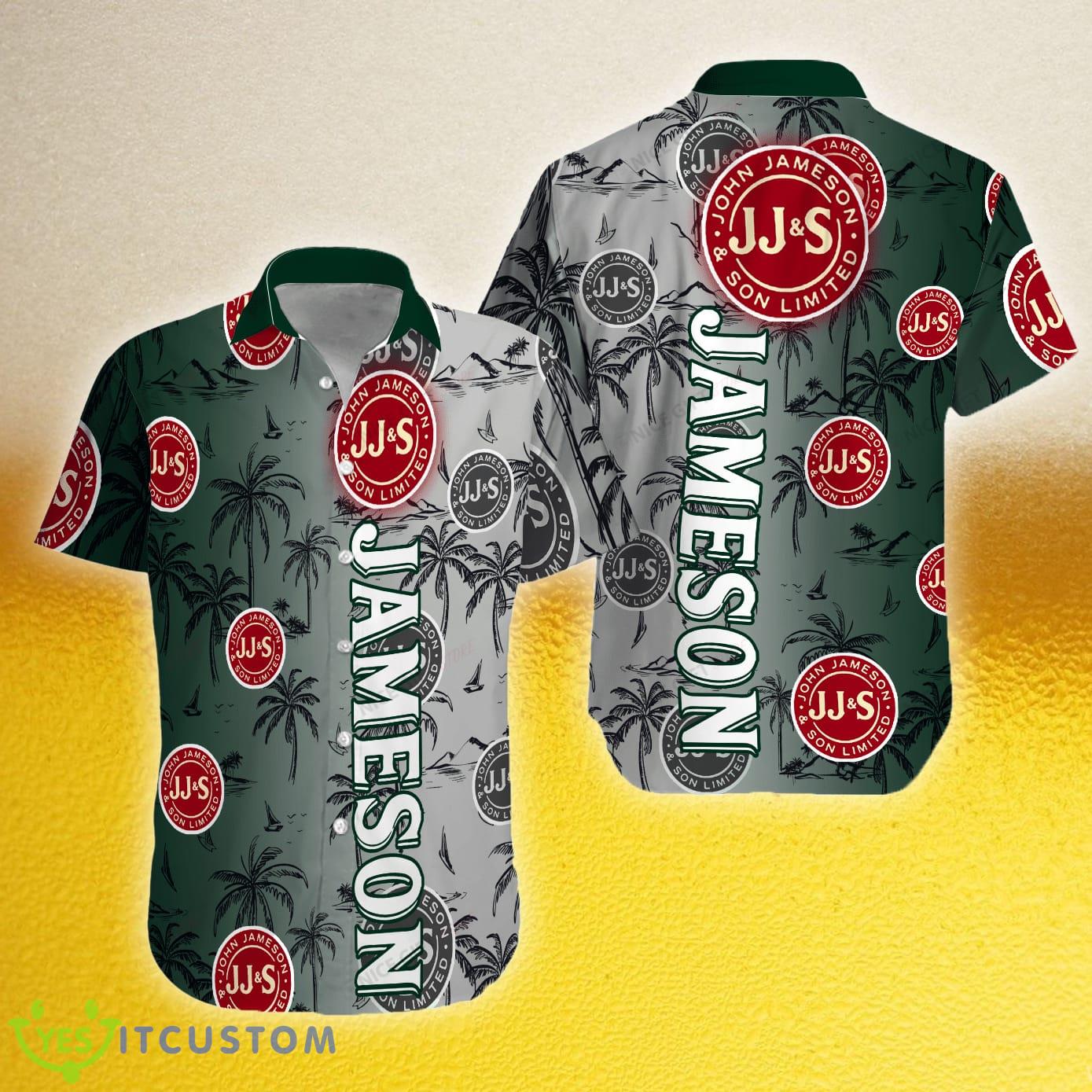 Jameson Irish Whiskey Coconut Tree Beach Beer Hawaiian Shirt 2 Jameson Irish Whiskey Coconut Tree Beach Beer Hawaiian Shirt - Jameson Irish Whiskey Coconut Tree Beach Beer Hawaiian Shirt
