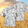 Kangaroo Pattern Hawaiian Shirt Product Photo 1