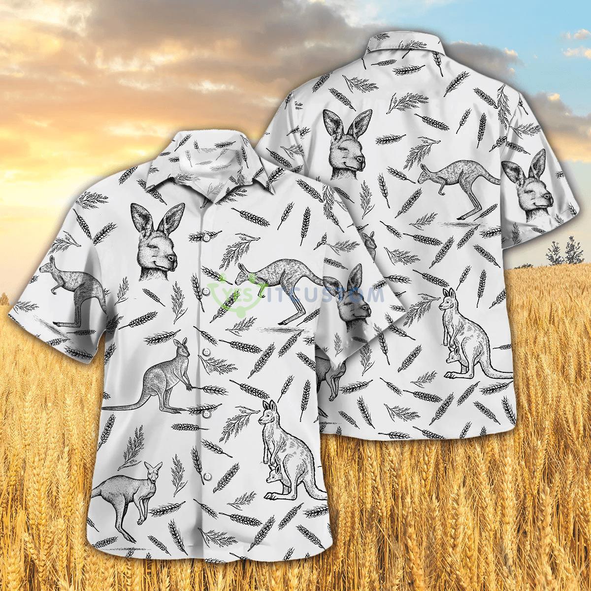Kangaroo Pattern Hawaiian Shirt 6 Kangaroo Pattern Hawaiian Shirt Product Photo 1