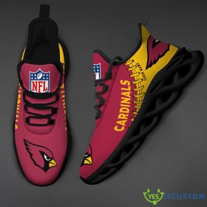 Arizona Cardinals Max Soul Shoes Style 4 Custom Name Running Sneakers For Fans Gift - Arizona Cardinals-PERSONALIZED MAX SOUL SHOES_4
