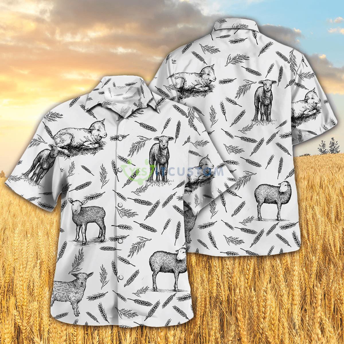 Lamb Pattern Hawaiian Shirt 6 Lamb Pattern Hawaiian Shirt Product Photo 1