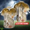 New Orleans Saints NFL Surfboard Logo Flip Flops Personalized Hawaiian Shirt - New Orleans Saints NFL Surfboard Logo Flip Flops Personalized Hawaiian Shirt