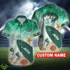 New York Jets NFL Surfboard Logo Flip Flops Personalized Hawaiian Shirt - New York Jets NFL Surfboard Logo Flip Flops Personalized Hawaiian Shirt