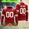 NFL Kansas City Chiefs Jumper AOP Custom Number And Name Ugly Christmas Sweater Red - NFL Kansas City Chiefs Jumper AOP Custom Number And Name Ugly Christmas Sweater Red