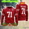 NFL San Francisco 49ers Trent Williams Wool Trending Knitted Custom Number And Name Ugly Christmas Sweater Red - NFL San Francisco 49ers Trent Williams Wool Trending Knitted Custom Number And Name Ugly Christmas Sweater Red