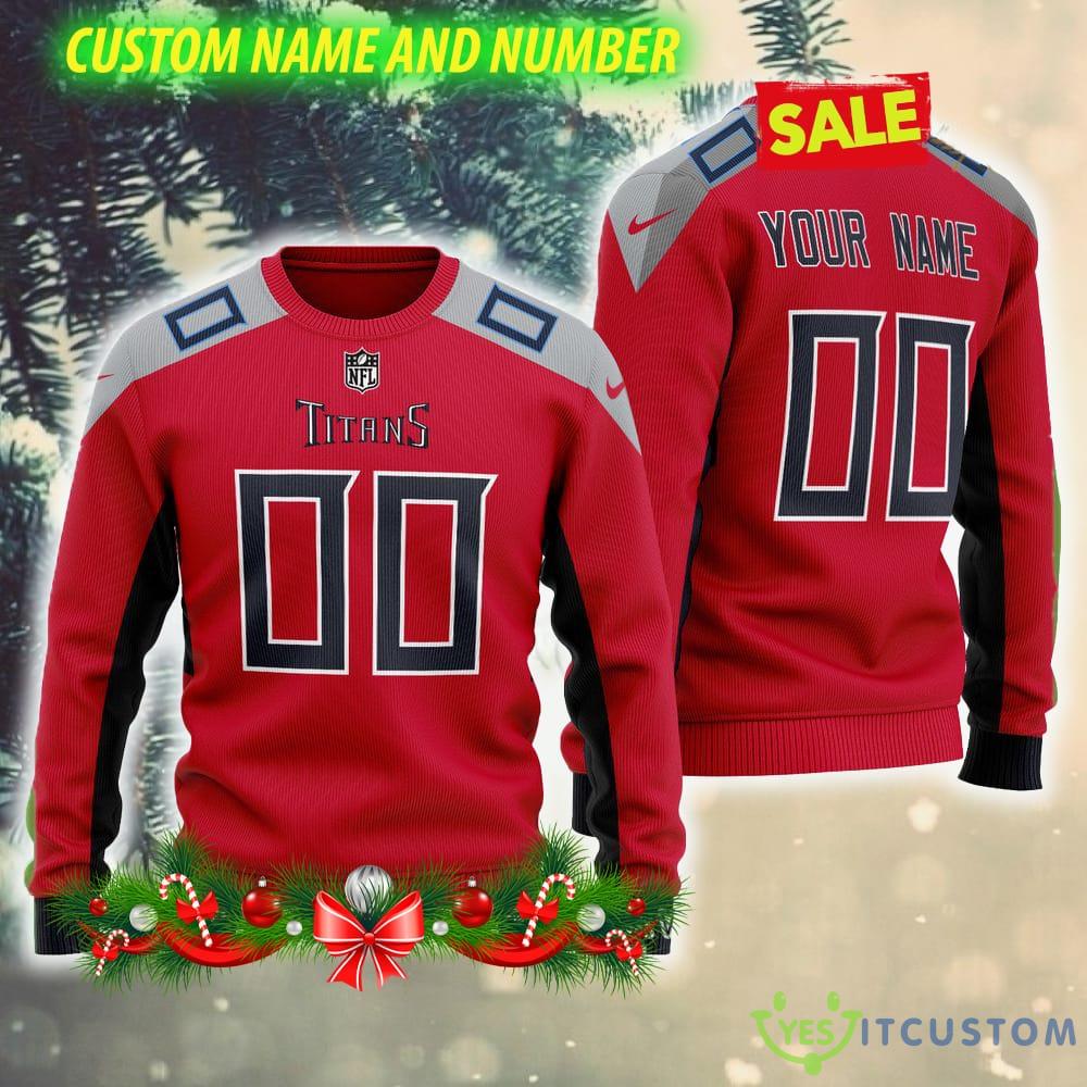 NFL Tennessee Titans Wool Event Knitted Custom Number And Name Ugly Christmas Sweater Red 3 NFL Tennessee Titans Wool Event Knitted Custom Number And Name Ugly Christmas Sweater Red - NFL Tennessee Titans Wool Event Knitted Custom Number And Name Ugly Christmas Sweater Red