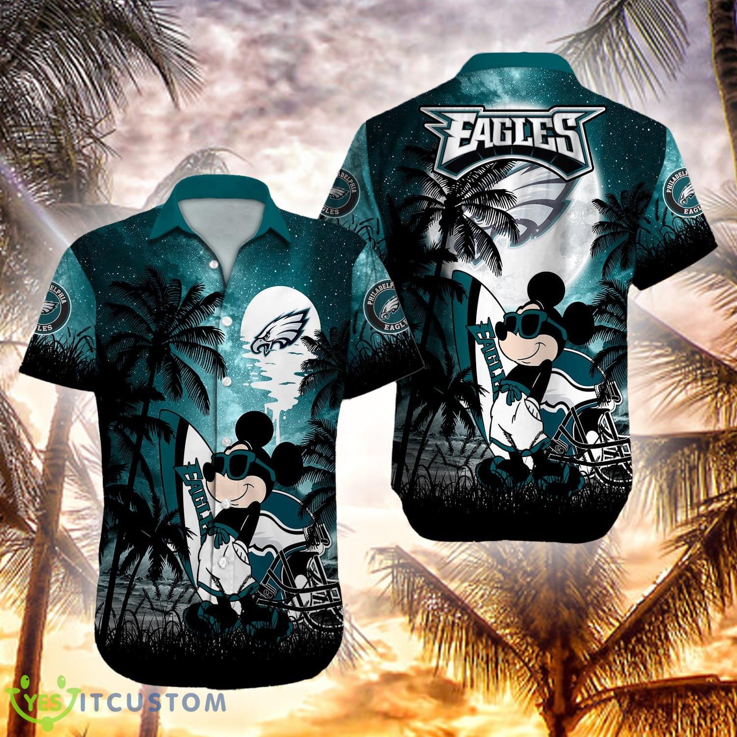 Philadelphia Eagles NFL Mickey Mouse Hawaiian Shirt Gift For Fans 2 Philadelphia Eagles NFL Mickey Mouse Hawaiian Shirt Gift For Fans - Philadelphia Eagles NFL Mickey Mouse Hawaiian Shirt Gift For Fans
