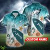 Philadelphia Eagles NFL Surfboard Logo Flip Flops Personalized Hawaiian Shirt - Philadelphia Eagles NFL Surfboard Logo Flip Flops Personalized Hawaiian Shirt