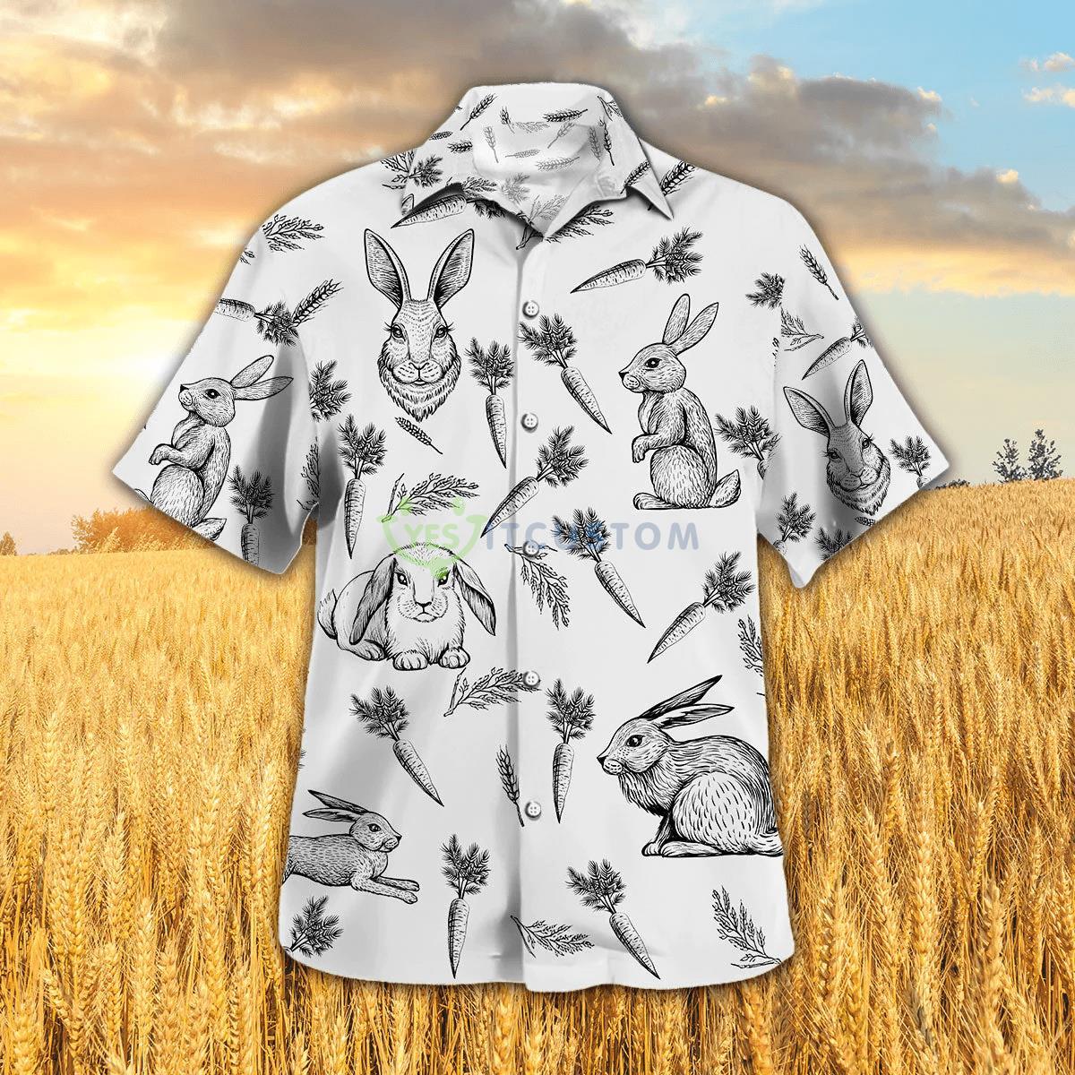 Rabbit Pattern Hawaiian Shirt 7 Rabbit Pattern Hawaiian Shirt Product Photo 2